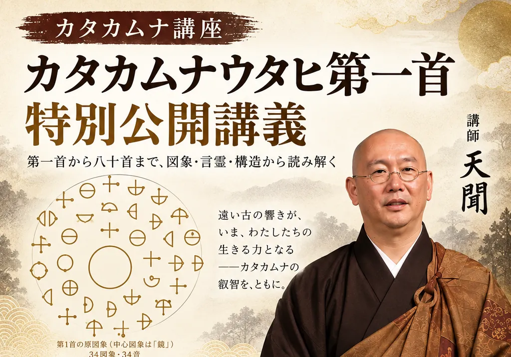 カタカムナウタヒ第一首 特別公開講義　講師 天聞